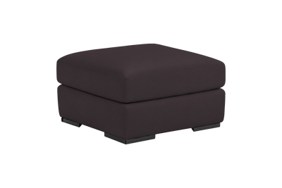 Caro Footstool in Dante Charcoal