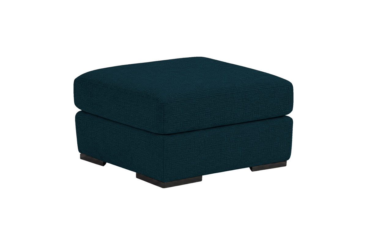 Caro Footstool in Roni Deep Lake