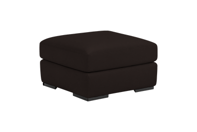 Caro Footstool in Dante Ebony
