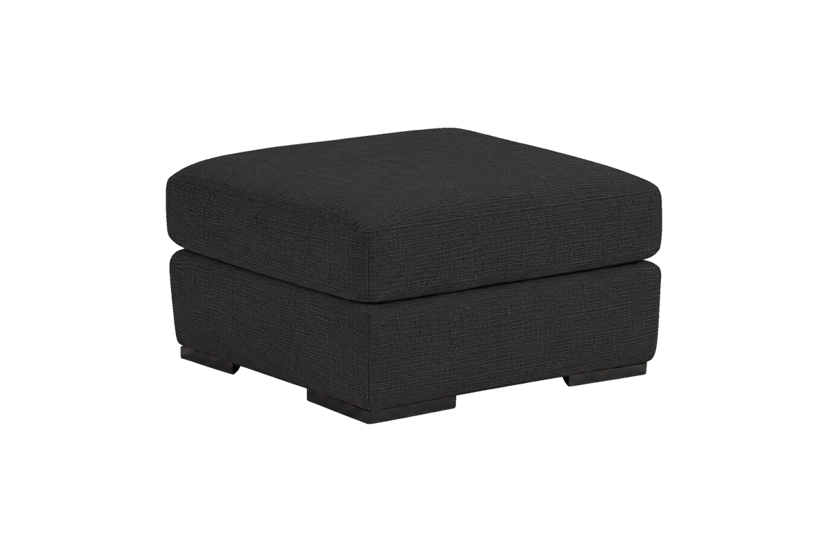 Caro Footstool in Roni Ember