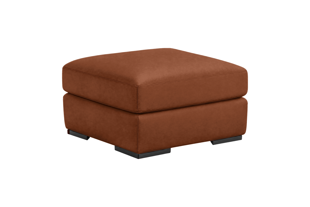 Caro Footstool in Dante Hazel
