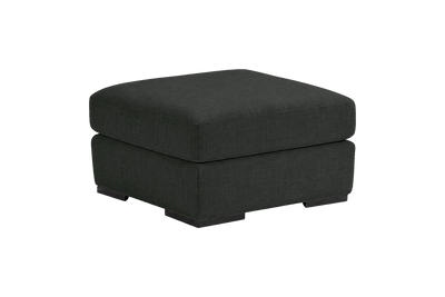 Caro Footstool in Mosquito Lola