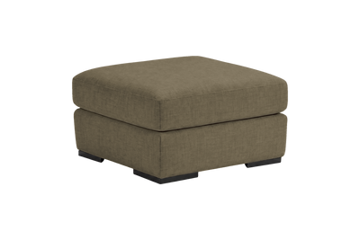 Caro Footstool in Mosquito Malibu