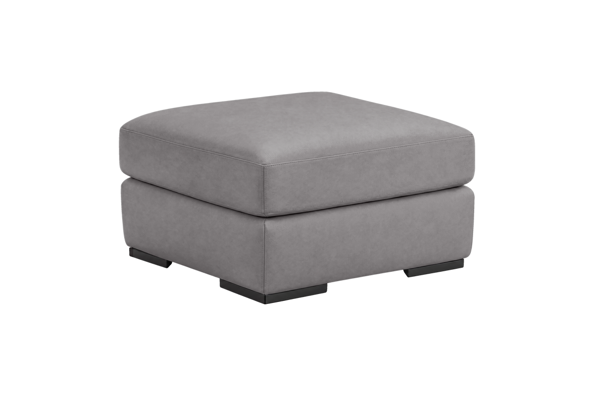 Caro Footstool in Marfa Meteor