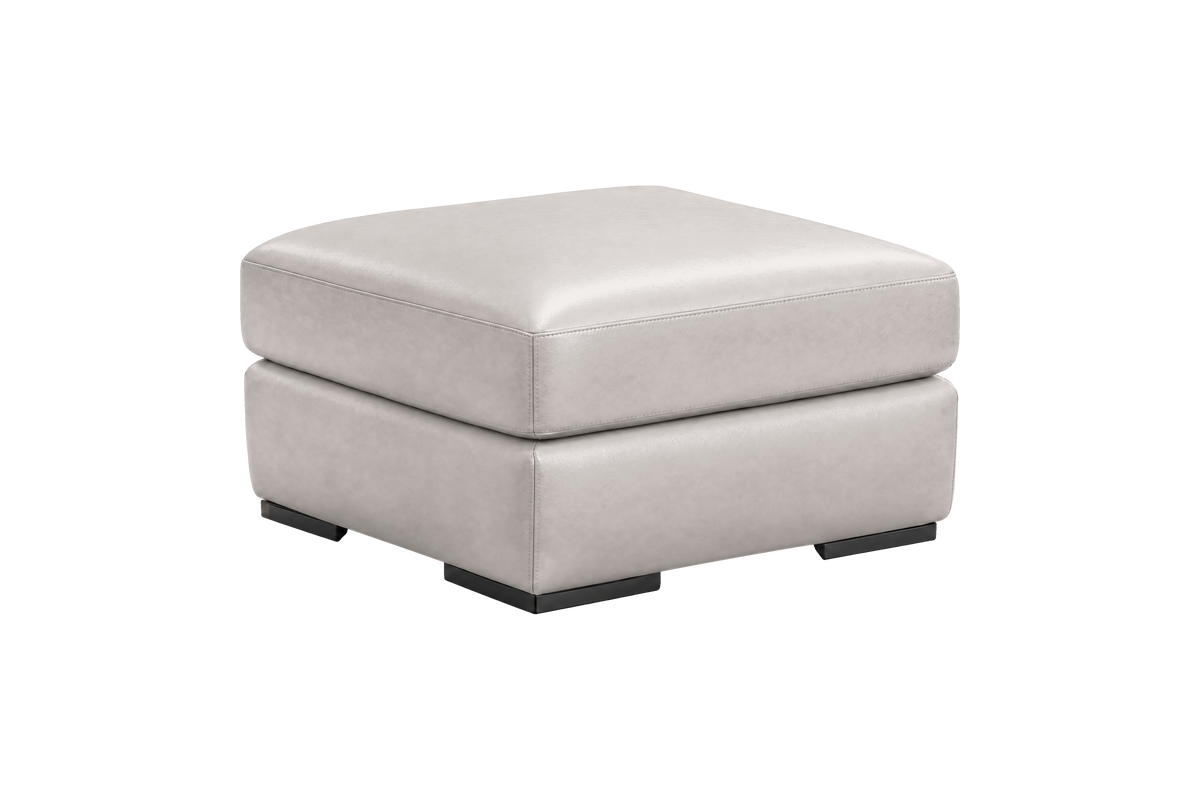 Caro Footstool in Momo Milky
