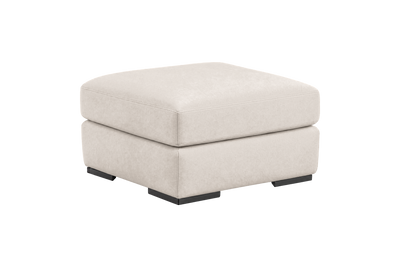 Caro Footstool in Fresco Milky