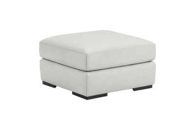Caro Footstool in Felix Milky