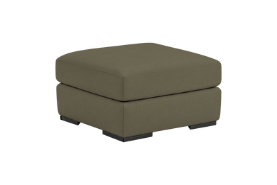 Caro Footstool in Felix Olive