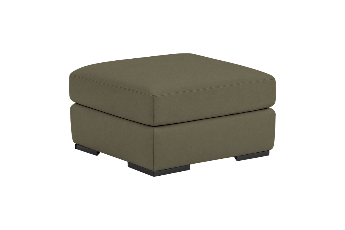 Caro Footstool in Felix Olive