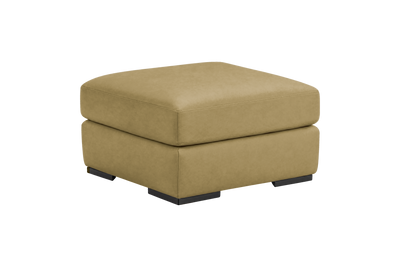 Caro Footstool in Marfa Olivia