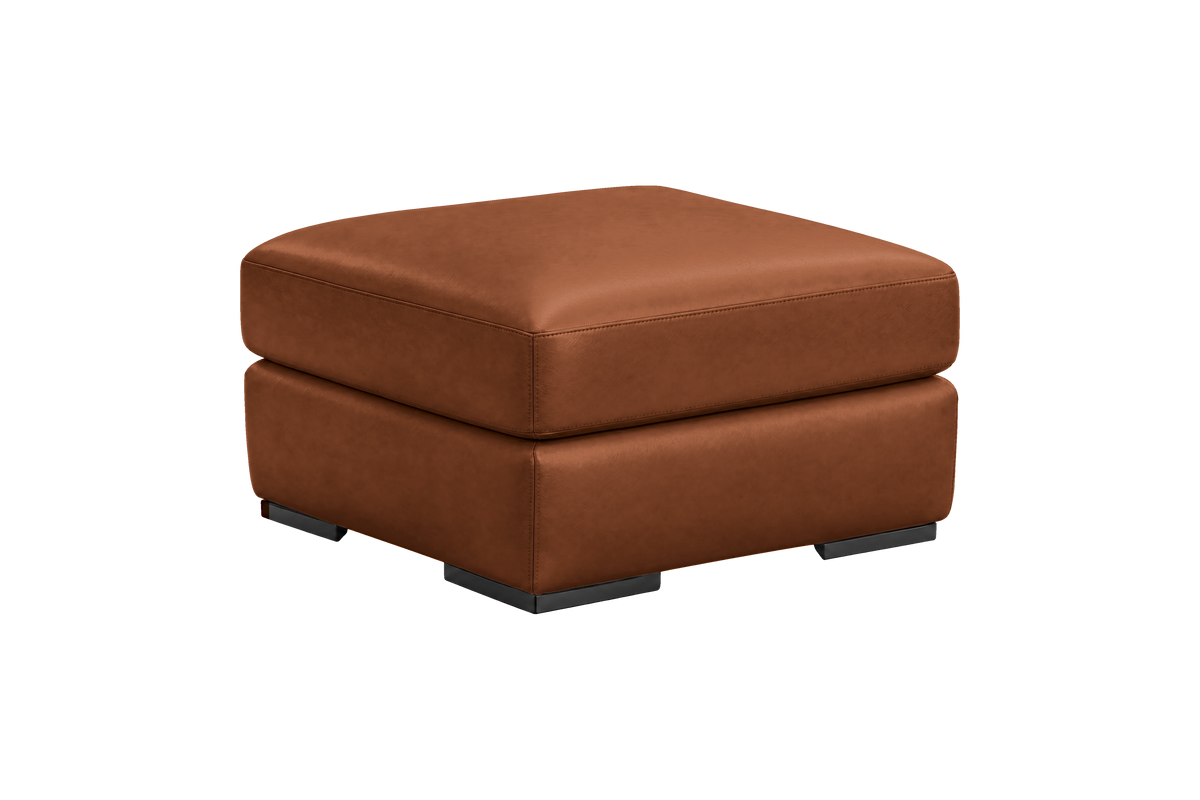 Caro Footstool in Momo Porto