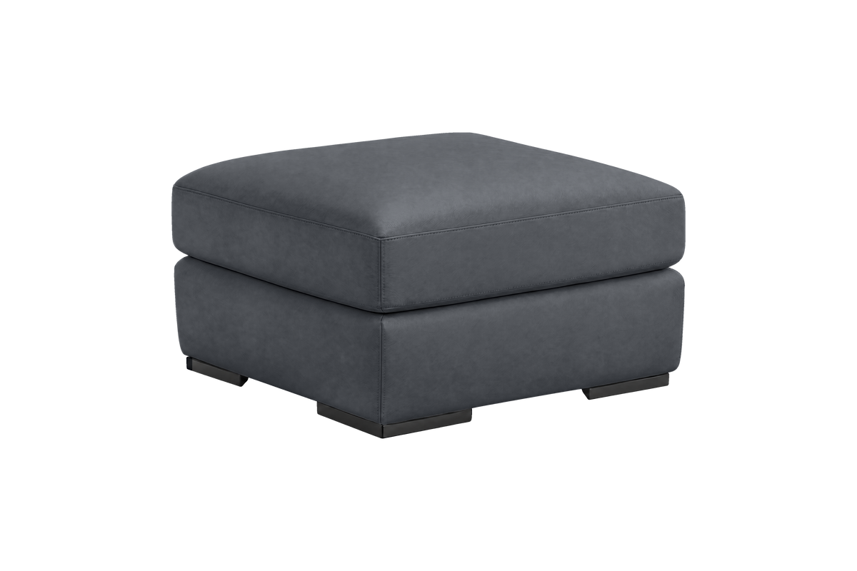 Caro Footstool in Dante Shark