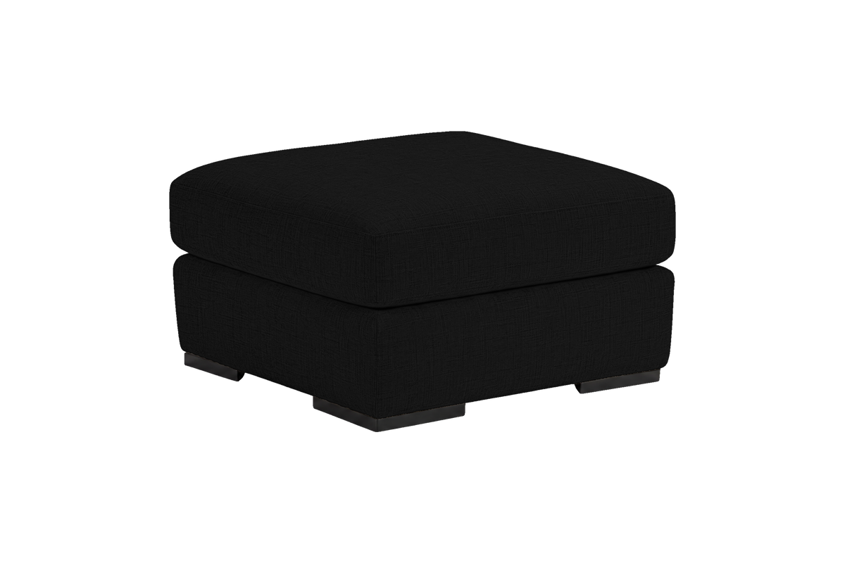 Caro Footstool in Mosquito Yves