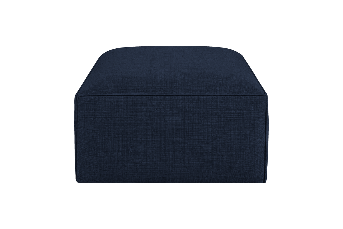 Elo Footstool in Roni Ember Blue
