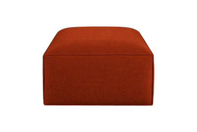 Elo Footstool in Roni Poppy