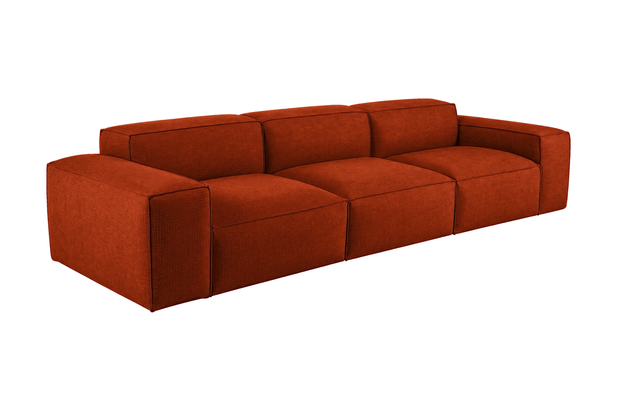Elo Large Sofa in Roni Poppy