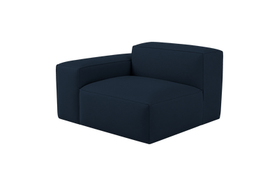 Elo Chair One Arm Left in Dante Aqua