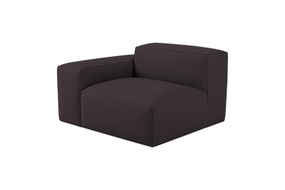 Elo Chair One Arm Left in Dante Charcoal