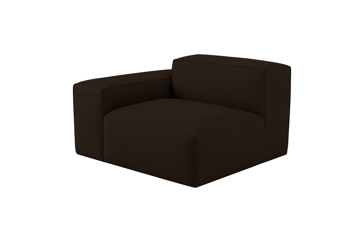 Elo Chair One Arm Left in Marfa Charcoal