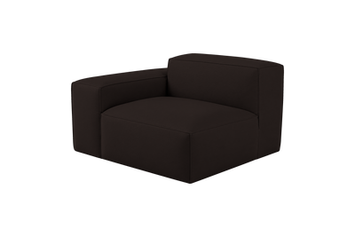 Elo Chair One Arm Left in Dante Ebony