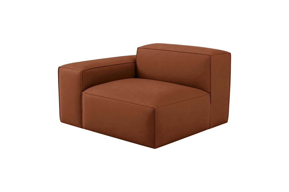 Elo Chair One Arm Left in Dante Hazel