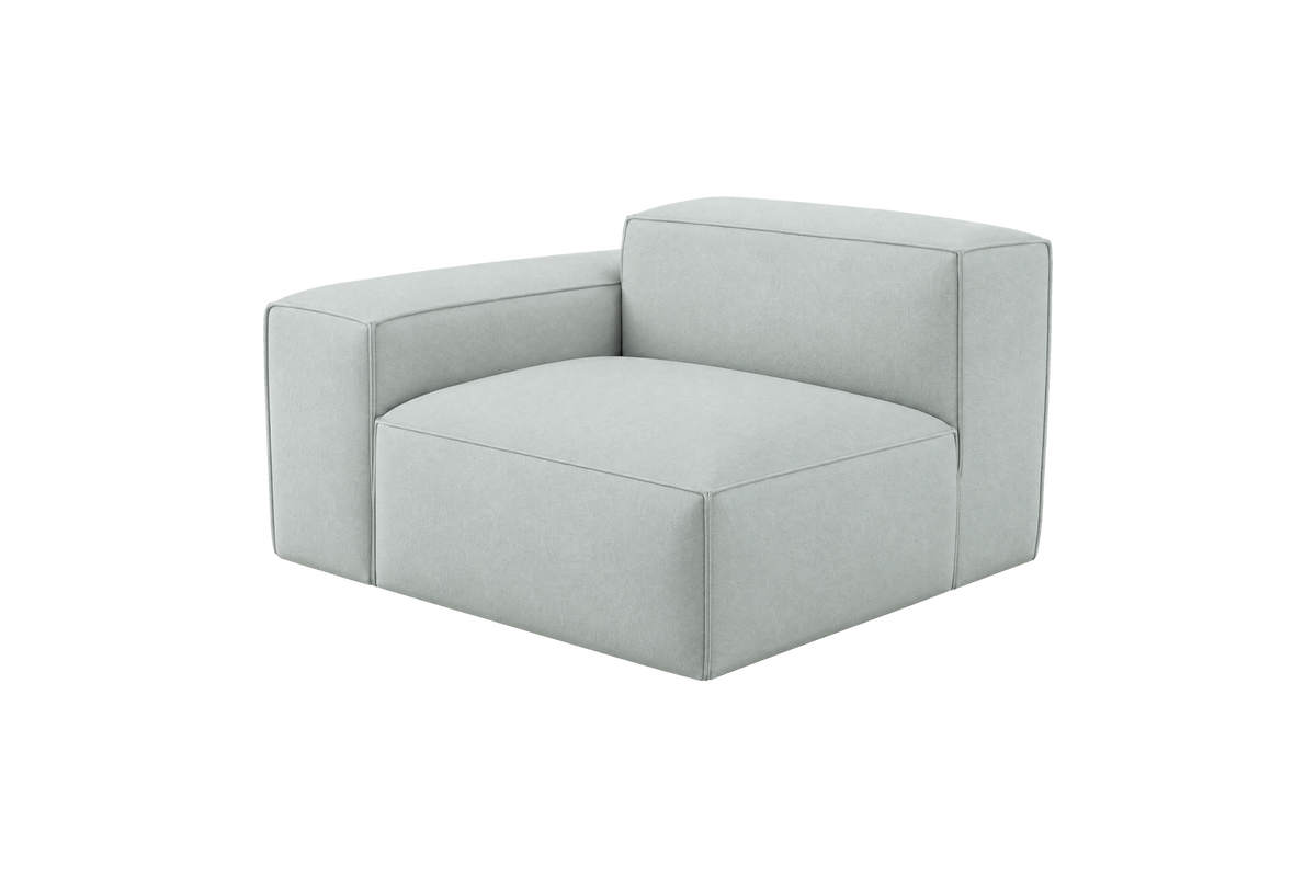 Elo Chair One Arm Left in Fresco Meteor