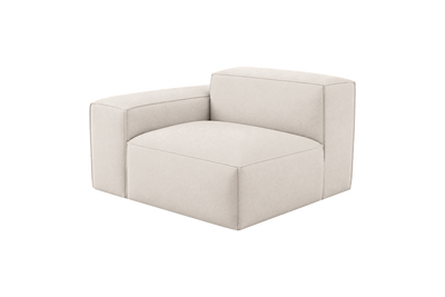 Elo Chair One Arm Left in Fresco Milky