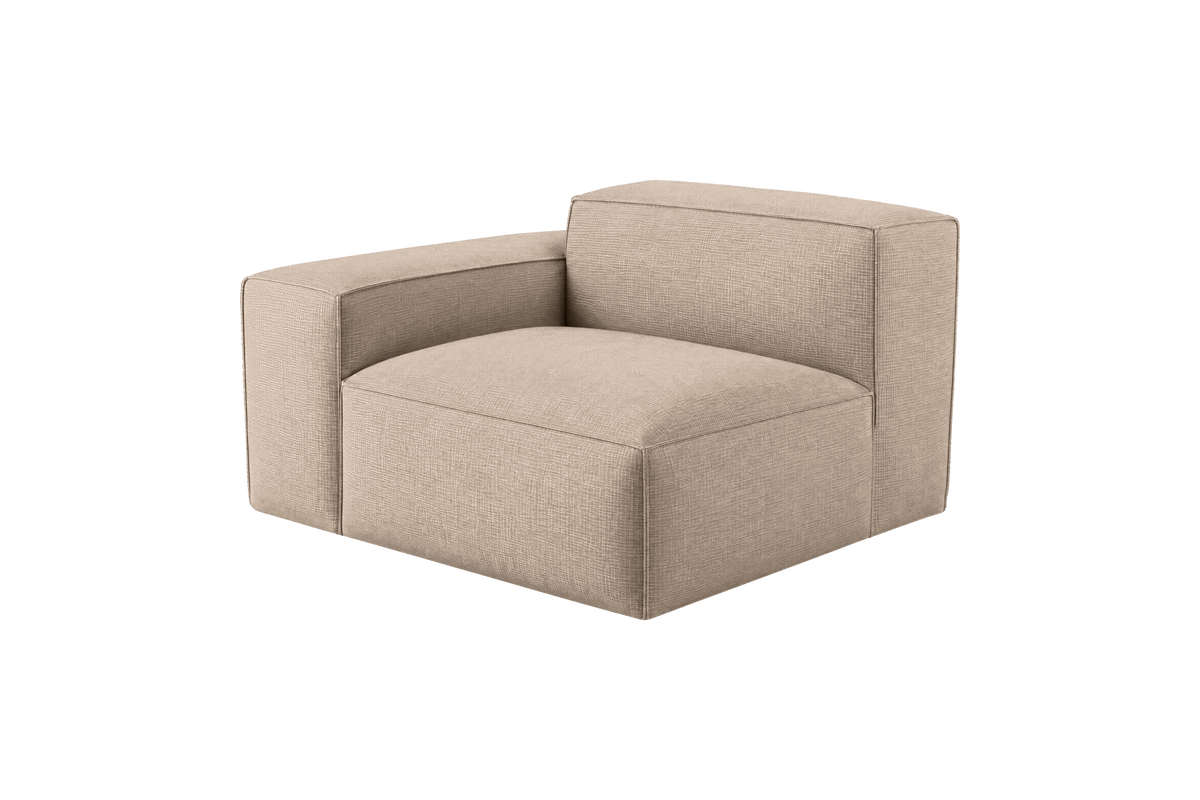 Elo Chair One Arm Left in Roni Pine Nut