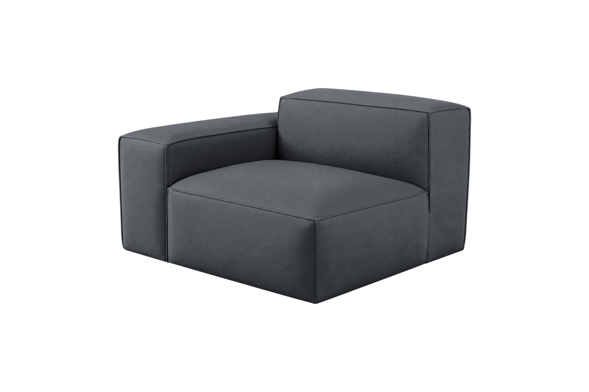 Elo Chair One Arm Left in Dante Shark