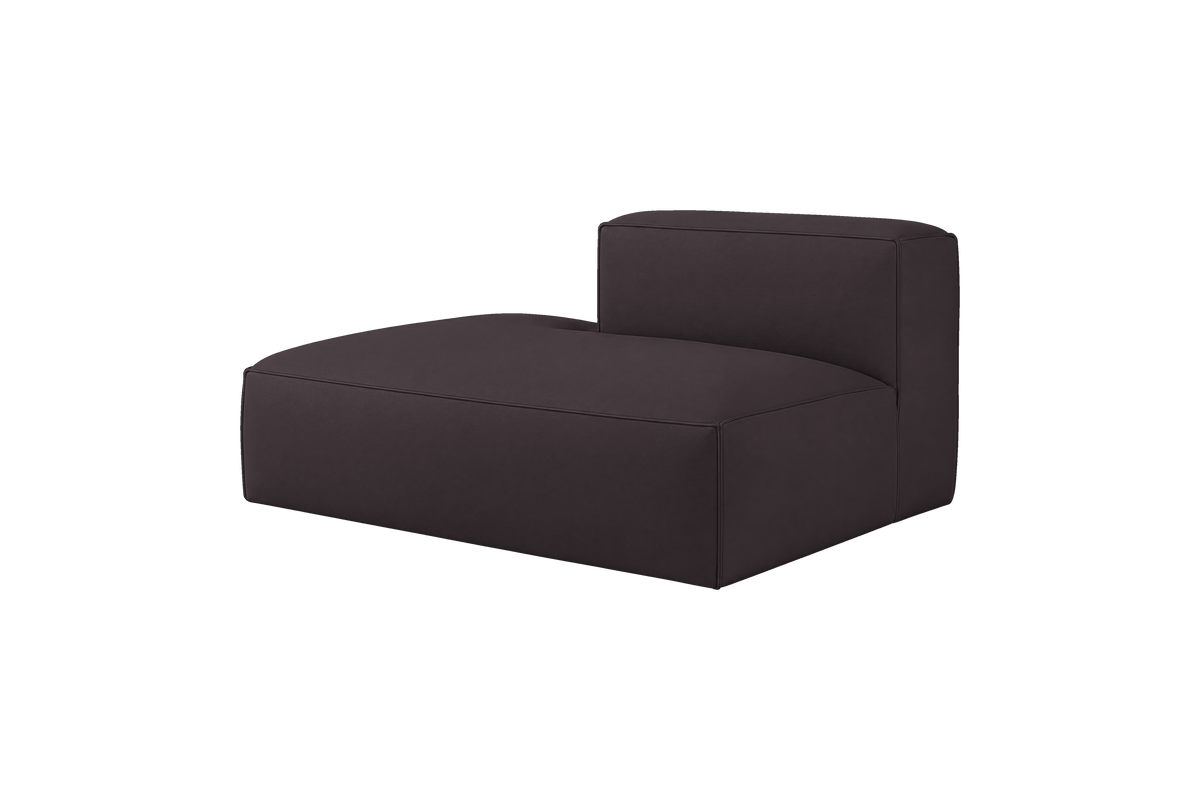 Elo Chaise Left in Dante Charcoal