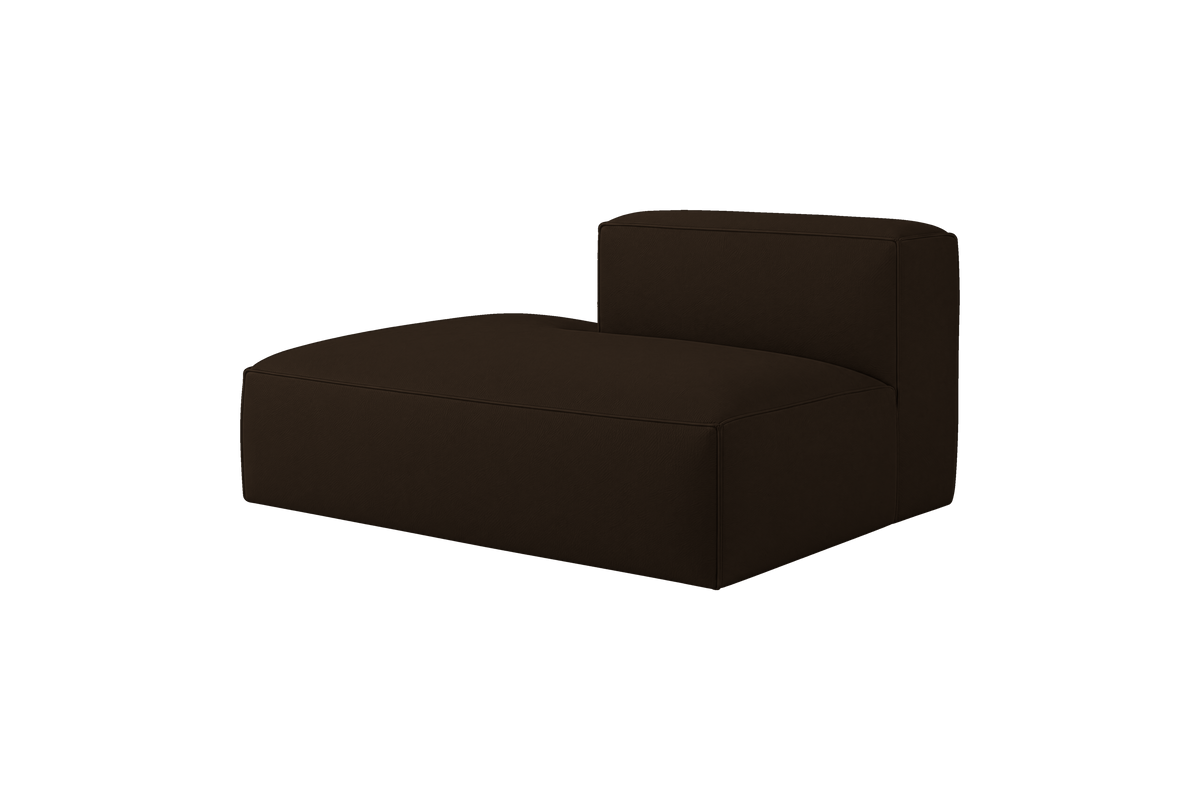Elo Chaise Left in Marfa Charcoal