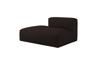 Elo Chaise Left in Dante Ebony