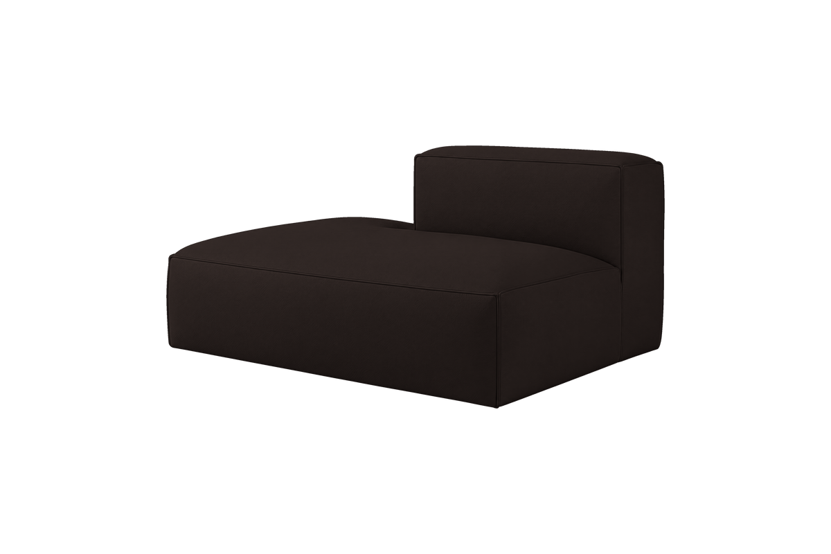 Elo Chaise Left in Dante Ebony