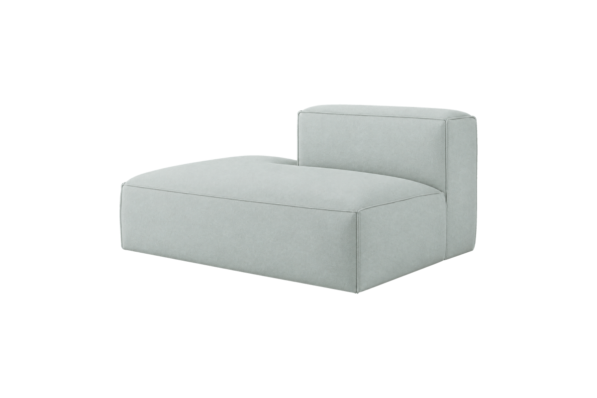 Elo Chaise Left in Fresco Meteor