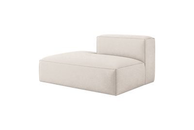 Elo Chaise Left in Fresco Milky