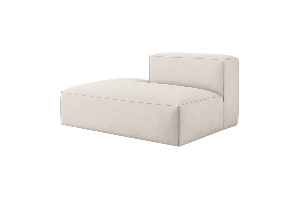 Elo Chaise Left in Fresco Milky