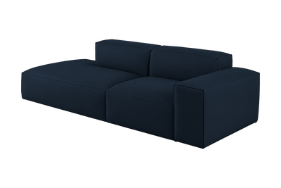 Elo Left Chaise Sofa in Dante Aqua