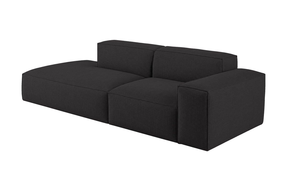 Elo Left Chaise Sofa in Roni Ember