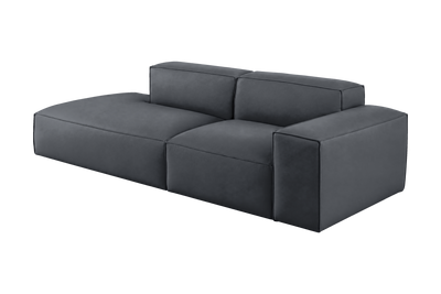 Elo Left Chaise Sofa in Dante Shark