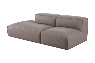 Elo Left Open Chaise Sofa in Dante Cos