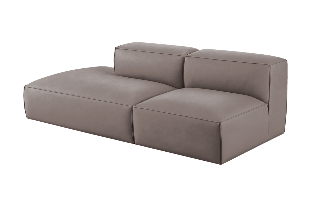 Elo Left Open Chaise Sofa in Dante Cos