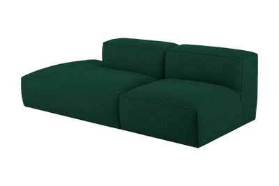 Elo Left Open Chaise Sofa in Roni Frog