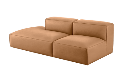 Elo Left Open Chaise Sofa in Dante Les Yeux
