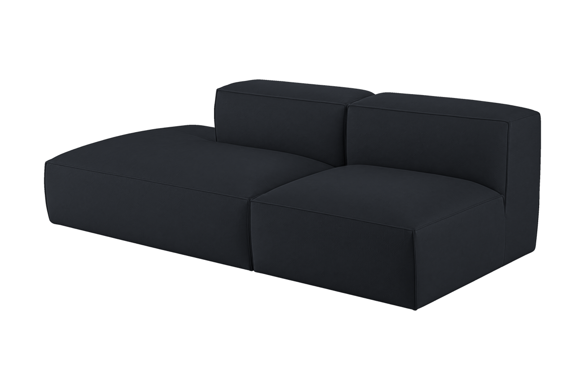 Elo Left Open Chaise Sofa in Marfa Lola