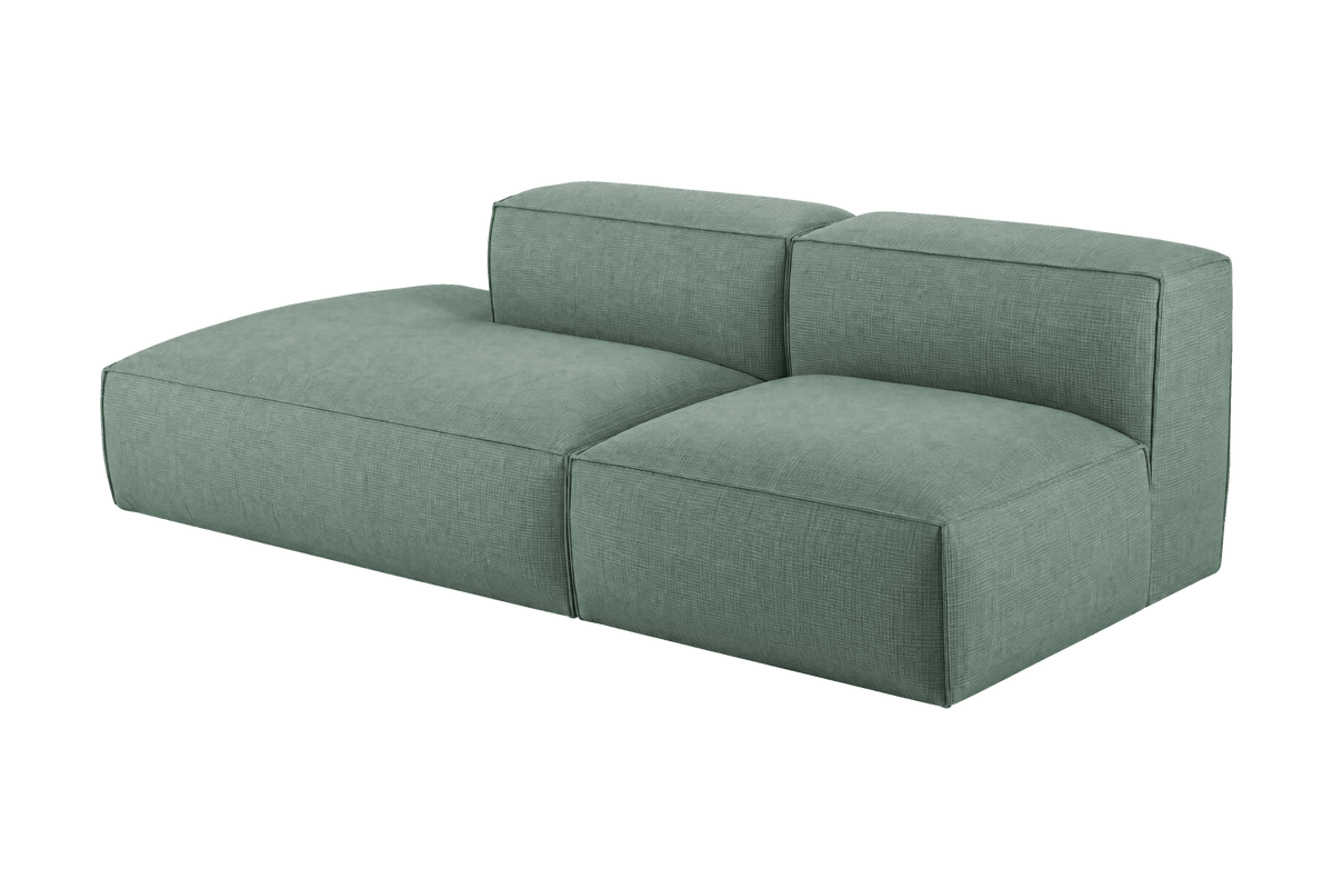 Elo Left Open Chaise Sofa in Roni Nane