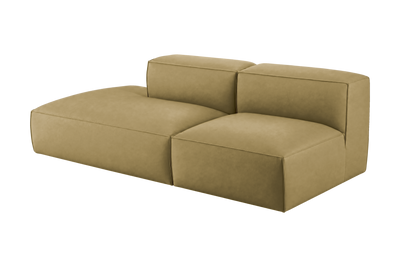 Elo Left Open Chaise Sofa in Marfa Olivia