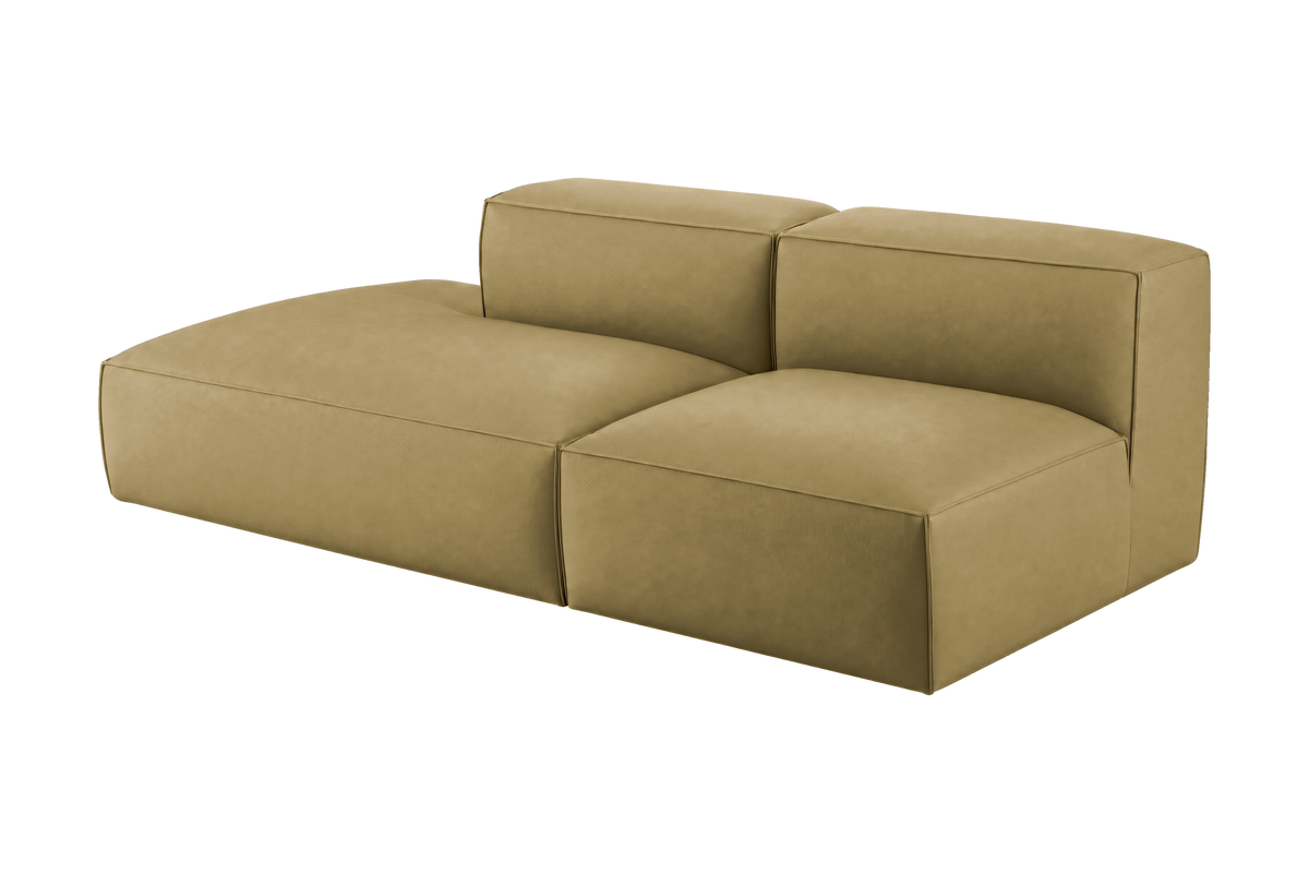 Elo Left Open Chaise Sofa in Marfa Olivia