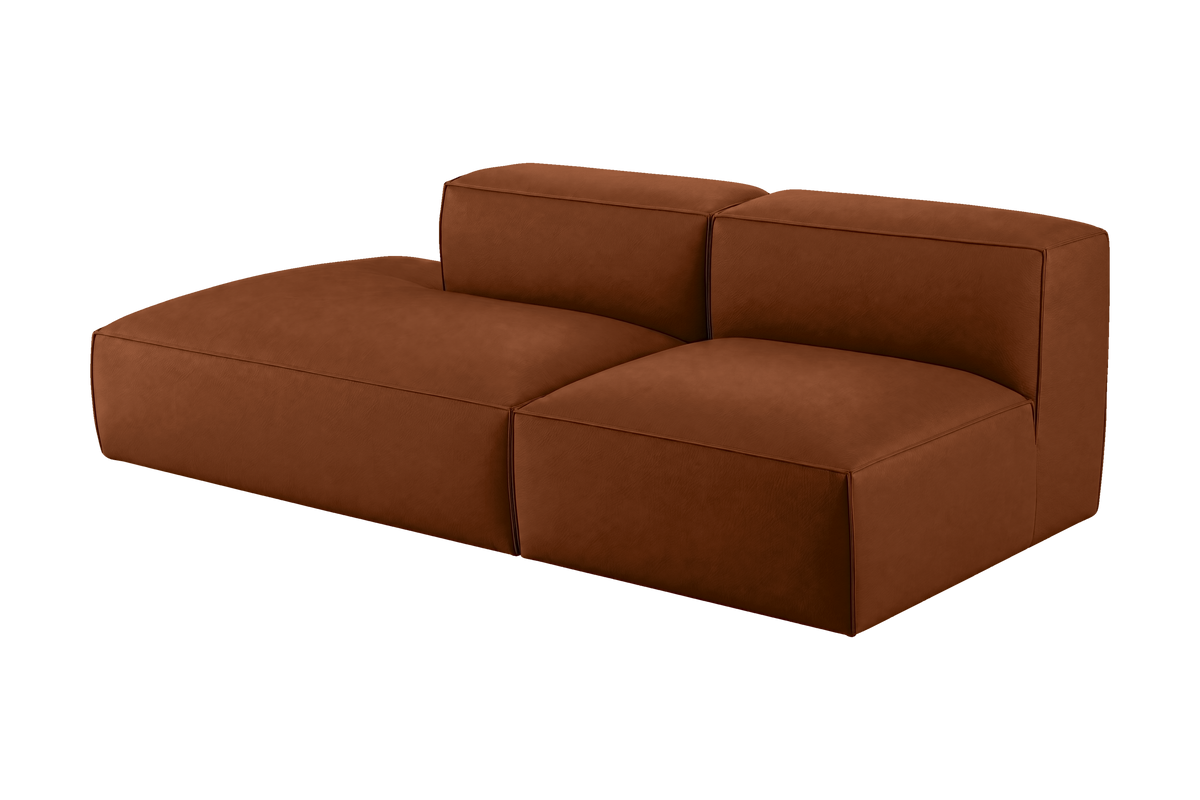 Elo Left Open Chaise Sofa in Marfa Pluto
