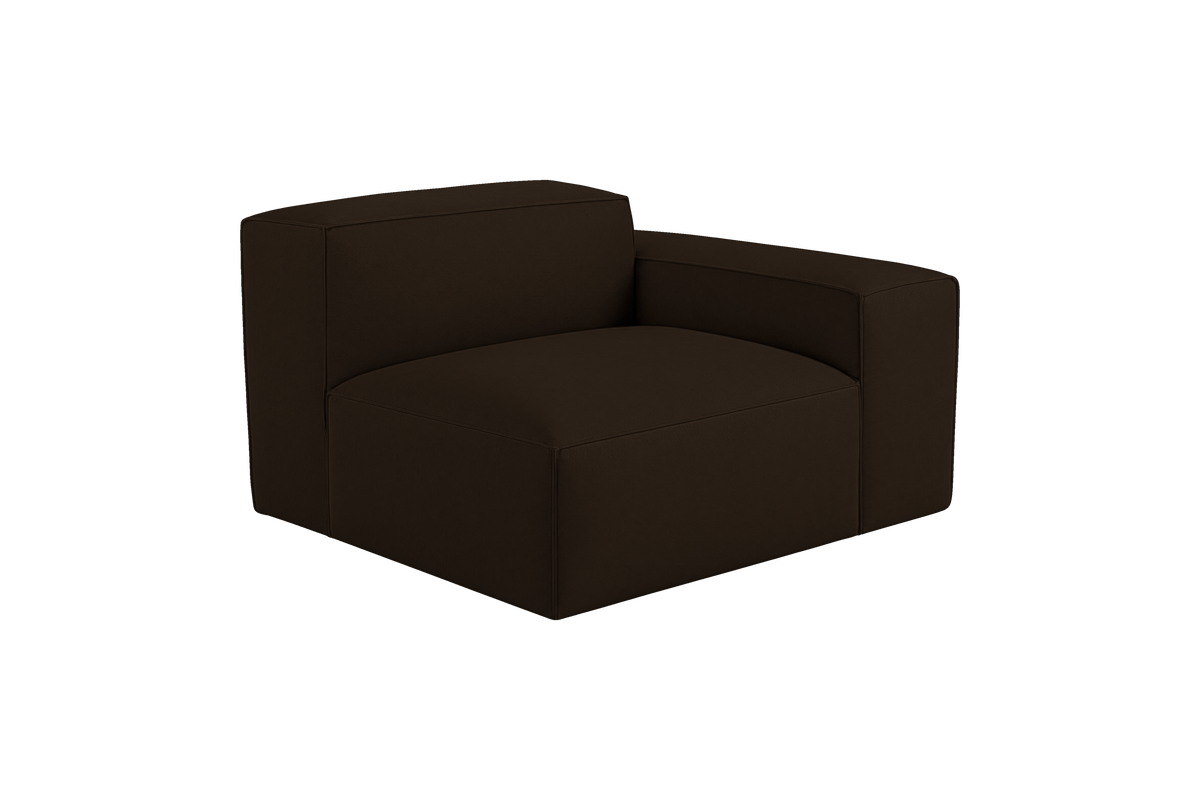 Elo Chair One Arm Right in Marfa Charcoal