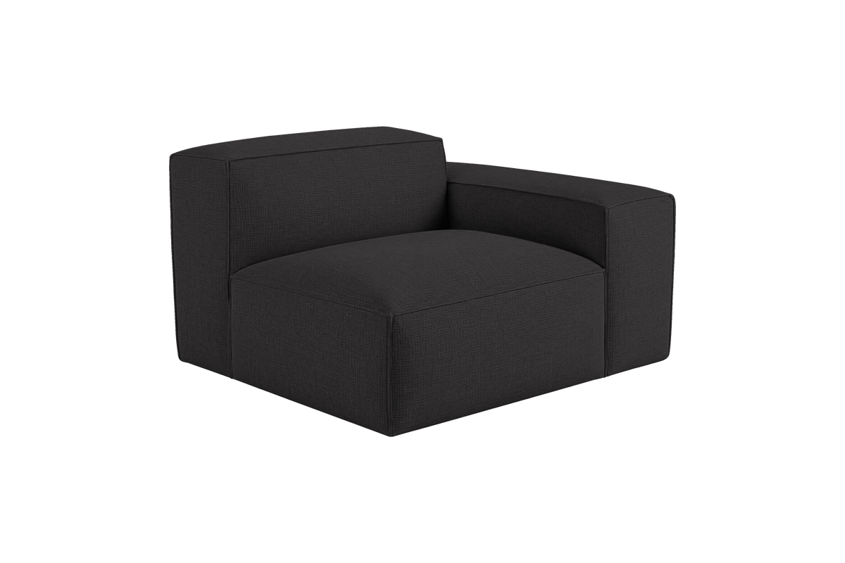 Elo Chair One Arm Right in Roni Ember